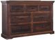 International Furniture Direct Madeira Deep Brown Dresser-0