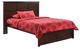 Night & Day Furniture™ Spices Bedroom P-Series Tarragon Dark Chocolate Twin Panel Bed-0