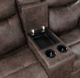 New Classic® Home Furnishings Quade Mocha Dual Manual Reclining Loveseat-4