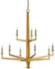 Currey & Company Goldfinch Washed Lucerne Gold Large Chandelier-4