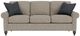 Flexsteel® Moxy Silver Muslin Sofa-1