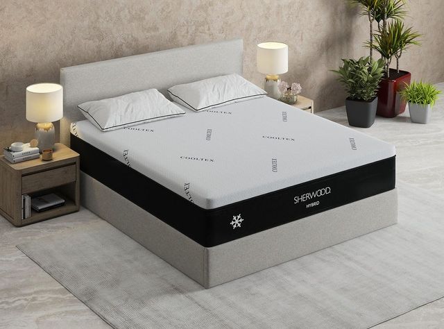 Sherwood® Bedding National Villa II Promo Innerspring 7" Firm Tight Top Queen Mattress-4