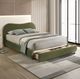 Furniture of America® Grimsby Olive Green Queen Panel Bed-1