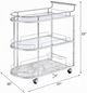ACME Furniture Inyo Chrome/Clear Serving Cart-2