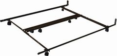 Beaudoin Black Low Profile Bed Frame