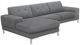 VIG Furniture Divani Casa Forli Gray Fabric Left-Arm Facing Sofa Sectional and Chaise-0