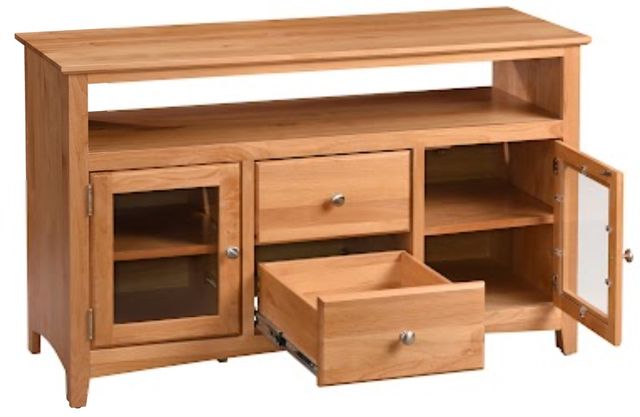Archbold Furniture Customizable Shaker 47" Wide Entertainment Flush Top TV Console-1