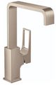 Hansgrohe Metropol Brushed Nickel Single-Hole Faucet with Loop Handle and Swivel Spout-0