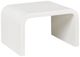 Century® Carrier and Company Mark White Concrete Small Outdoor Cocktail Table -0