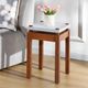 Stylecraft Cement Gray and Zebra Cherry Plant Stand-1