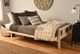 Kodiak Furniture Monterey Suede Peat/Antique White Full Futon with Mattress-2