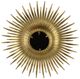 A & B Home Rhys Gold Sunburst Wall Mirror-2