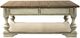 Liberty Furniture Morgan Creek Wirebrushed Tobacco Cocktail Table with Antique White Base-3