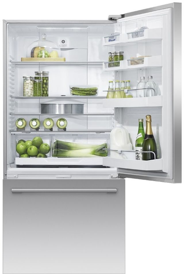 Fisher & Paykel Series 7 32 in. 17.5 Cu. Ft. Stainless Steel Bottom Freezer Refrigerator-1