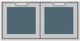 Hestan® AGAD Series 42" Pacific Fog Outdoor Double Access Door-0