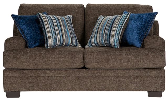 Hughes Furniture® 8875 Dewey Brindle Loveseat-0