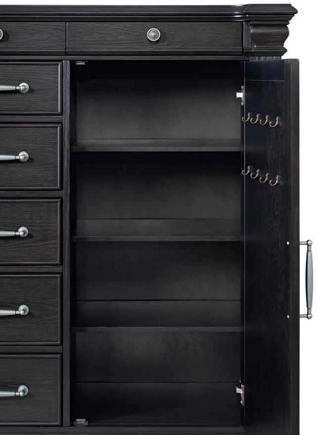 Elements International Kings Court Black Chest-4
