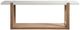 Universal Explore Home™ New Modern Honed White Ellis Console Table with Natural Oak Base-1
