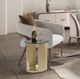 Michael Amini® Houston Gray/Walnut Accent Chair-1