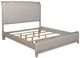 Liberty Furniture Belmar Knubby/Silver Champagne/Washed Taupe California King Upholstered Sleigh Bed-0
