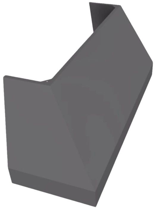Vent-A-Hood® Designer Series 66" Gunsmoke Wall Mounted Range Hood-1