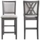 New Classic® Home Furnishings Amy 2-Piece Gray Counter Stool-5
