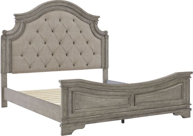 Signature Design by Ashley® Lodenbay Antique Gray Queen Panel Bed-3