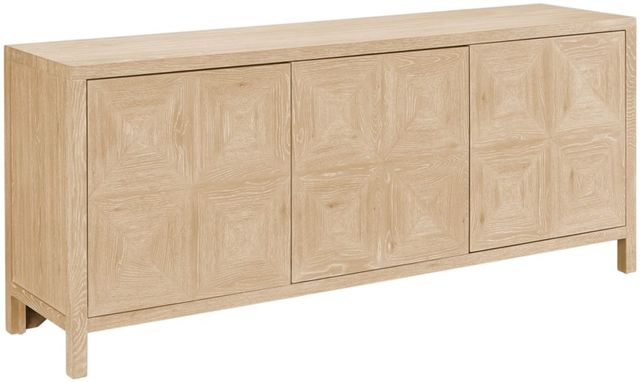 Clearance Universal Explore Home™ Modern Farmhouse Sadie Natural Oak Credenza-2