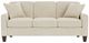Flexsteel® Moxy White Shell Sofa with Rounded Mailbox Arms-1