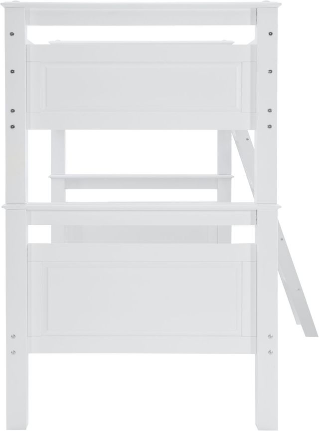Powell® Dixon White Twin Bunk Bed-3