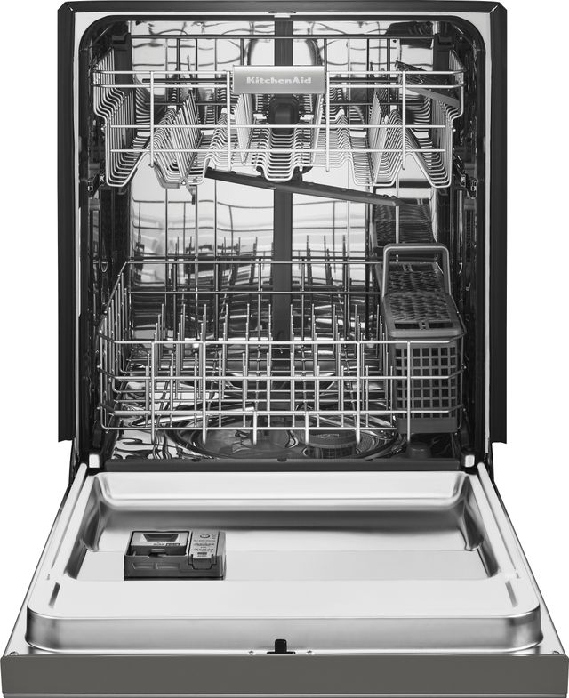 KitchenAid® 24" Stainless Steel with PrintShield™ Finish Built In Dishwasher-1