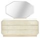 Michael Amini® La Rachelle Medium Champagne Dresser and Mirror-2