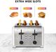 Kenmore® 4 Slice White and Stainless Steel Toaster-4