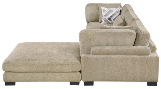 Homelegance® Tinley 4-Piece Brown 135" Modular Sectional with Ottoman-3