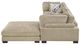 Homelegance® Tinley 4-Piece Brown 135" Modular Sectional with Ottoman-3
