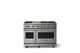 Viking® 5 Series 48" Stainless Steel Pro Style Gas (LP) Range with Brushed Brass Trim-0
