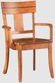 Urban Collections by Yutzy Woodworking Trieste Seely Arm Dining Chair-0