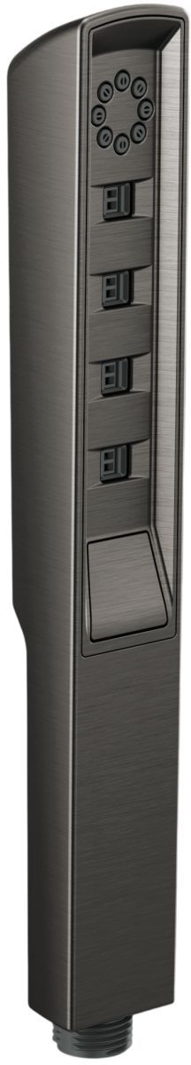 Brizo Essential™ Brilliance® Luxe Steel® Linear Square H2Okinetic® Multi-Function Handshower-0
