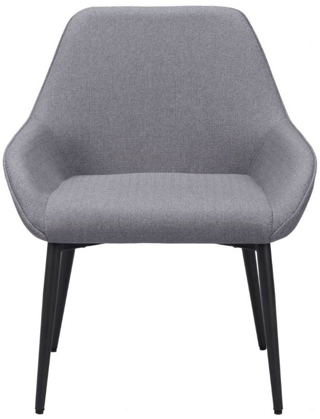 Zuo® Modern Vila Gray Dining Side Chair-2