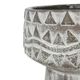 A & B Home Gray Planter with Pedestal Base and Patterns-2