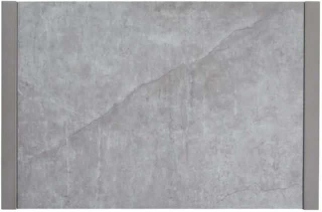 Signature Design by Ashley® Hurley Park Gray Aluminum/Stone Outdoor Cocktail Table-2