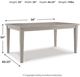 Signature Design by Ashley® Parellen Gray Dining Room Table-4