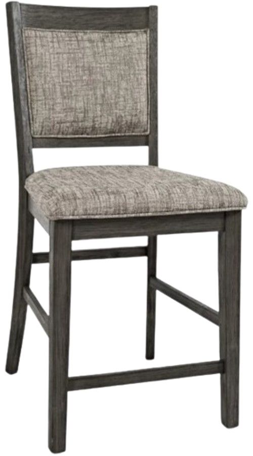 Jofran Inc. Altamonte Brushed Gray Upholstered Counter Stool-0