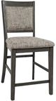 Jofran Inc. Altamonte Brushed Gray Upholstered Counter Stool-0