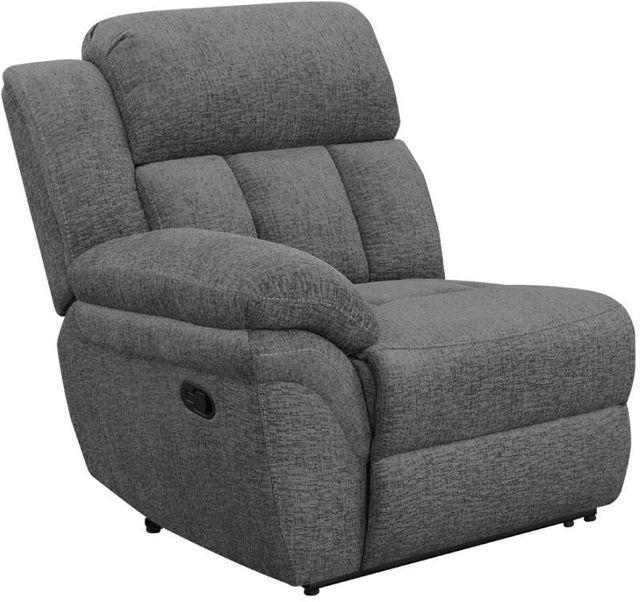 Coaster® Bahrain Charcoal Sectional LAF Recliner-1