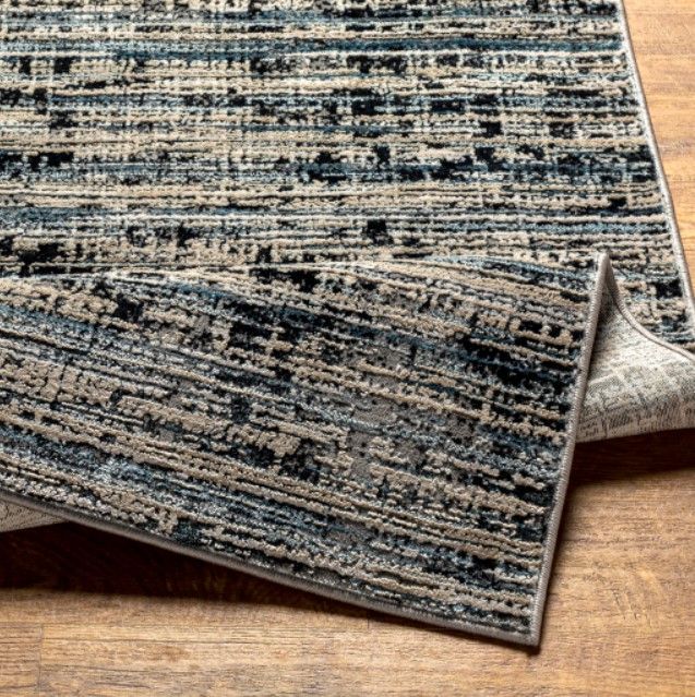 Surya Impulse Black/Taupe 4'x6' Area Rug-3