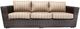 CabanaCoast® Customizable Louvre Wicker Outdoor Sofa-1
