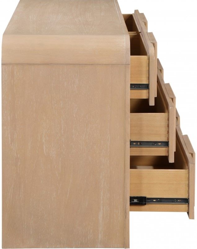 Meridian Furniture Fluted Natural Dresser-2