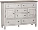 Liberty Furniture Heartland Antique White/Tobacco Chesser-0