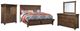 Signature Design by Ashley® Lakeleigh 4-Piece Brown King Panel Bed Set-0